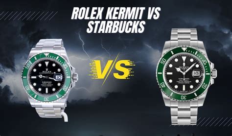 new rolex starbucks|rolex starbucks vs kermit.